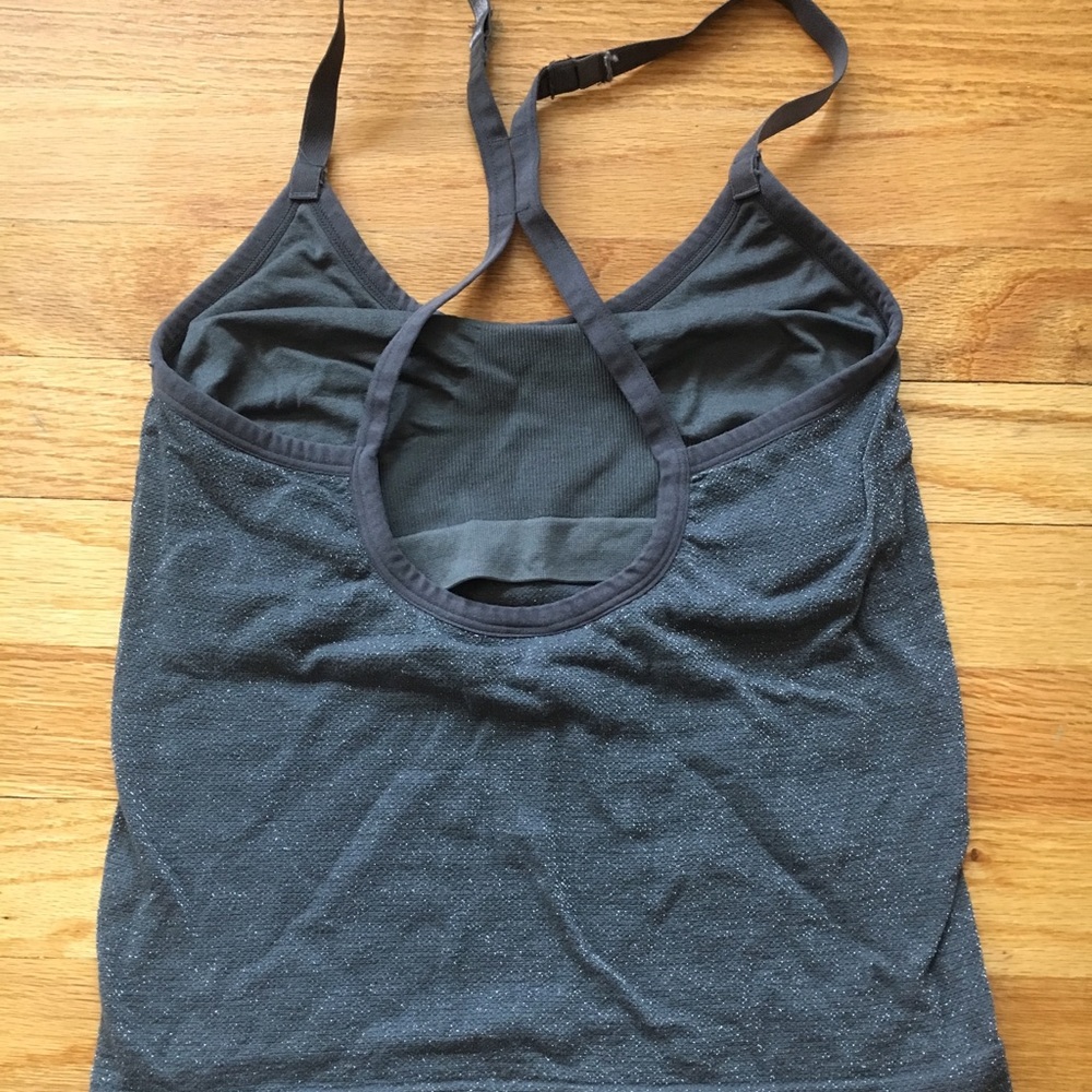 joy lab sparkle gray racerback tank S - Picture 3 of 4